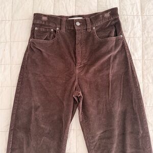 Madewell - Size 27 - Chocolate Brow “The Balloon Pant” Corduroy Pants